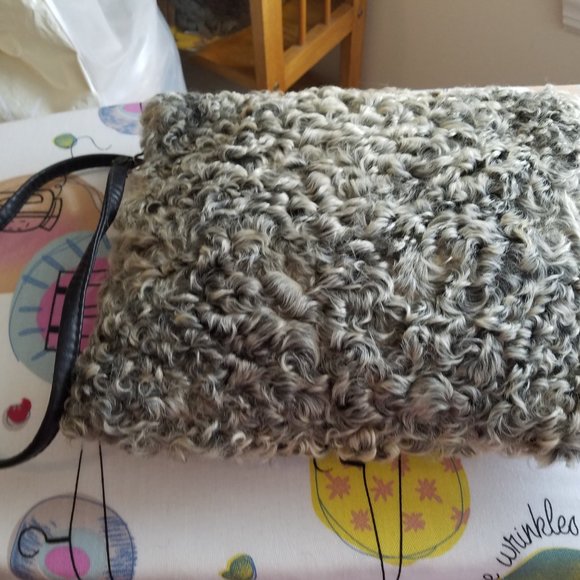 Vintage real fur Muff Hand Warmer Purse main image 9